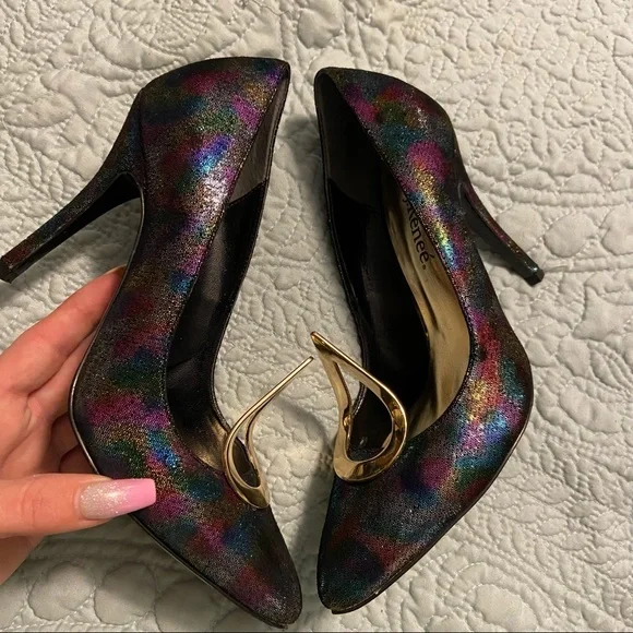 J. Renee Tribute multicolor heels - Picture 2 of 6